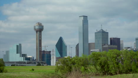 This-is-a-static-shot-of-the-Dallas,-TX-Skyline