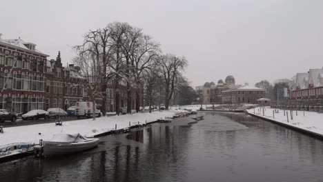 Canal-and-observatory-in-snowy-weather