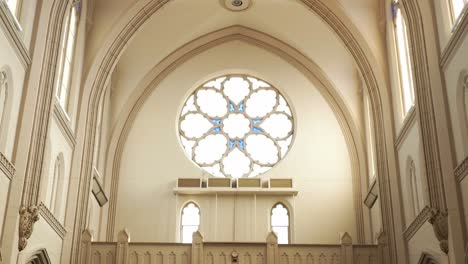 Inside-Catholic-Church-Pans-up