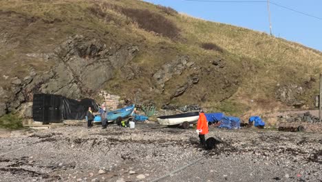 Cove-Bay-long-shot-on-a-sunny-morning-with-fishermen-talking