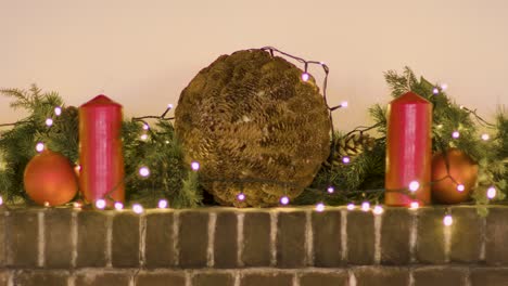 Frontal-Christmas-decorations-on-a-chimney