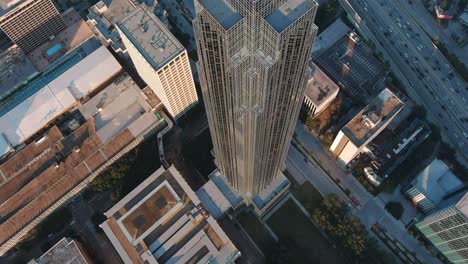 4k-Aerial-of-the-Galleria-area-in-Houston,-Texas