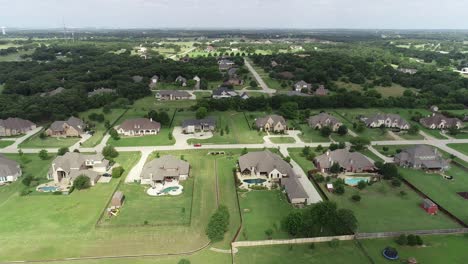 This-is-an-aerial-flight-over-neighborhood-in-the-south-part-of-Double-Oak-Texas-near-Simmons-and-Kings-road