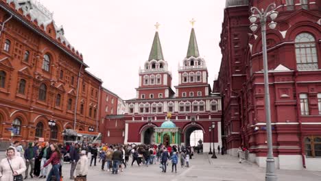 Vista-De-La-Plaza-Roja,-Moscú,-Rusia