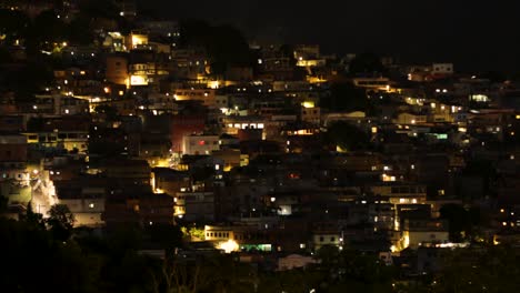 Favela-lights-turn-on-time-lapse