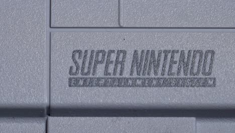 Texture-On-Super-Nintendo,-Classic-Video-Game-Console-Retro