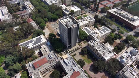 California-Institute-of-Technology-building,-Cal-Tech,-aerial-view