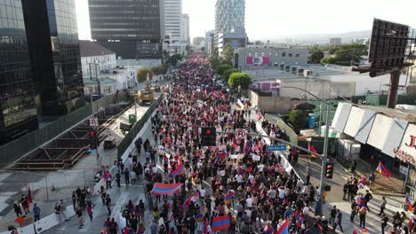 Protesta-Pro-Armenia-En-Los-Angeles-California