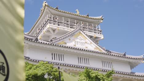 Castillo-Gifu,-Hogar-Del-Histórico-Señor-Feudal-Oda-Nobunaga,-Japón