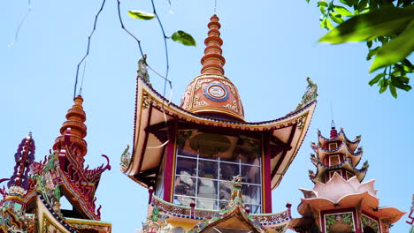 Traditionell-Dekorierter-Buddhistischer-Tempel