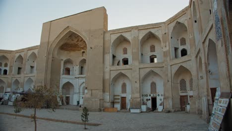 Bukhara-city,-Uzbekistan-Abdul-Aziz-Khan-Madrassa-inside