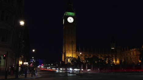 Evening-Traffic-Timelapse-with-Big-Ben-Clock-Tower-in-London