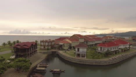 Aerial-Footage-of-Las-Casas-Filipinas-De-Acuzar