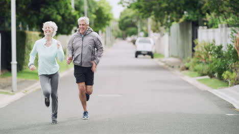 Fitness,-running-and-happy-senior-couple