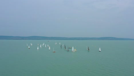 A-lot-of-sailing-ships-at-the-lake-Balaton-Recorded-with-a-DJI-Mavic-2-pro-UHD-4K-30fps