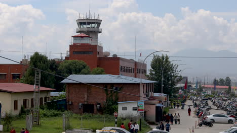 Katmandú,-Nepal---21-De-Septiembre-De-2019:-Aeropuerto-Internacional-De-Tribhuvan-En-Katmandú,-Nepal