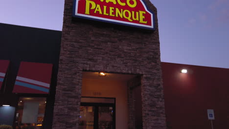 Entrance-of-Taco-Palenque-in-San-Antonio,-Texas