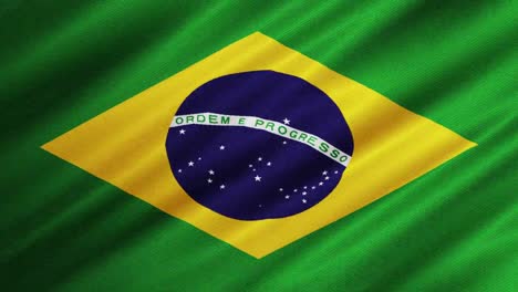 Flagge-Brasiliens-Weht-Im-Hintergrund