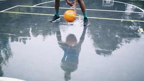Come-rain-or-shine-he'll-make-it-to-the-court