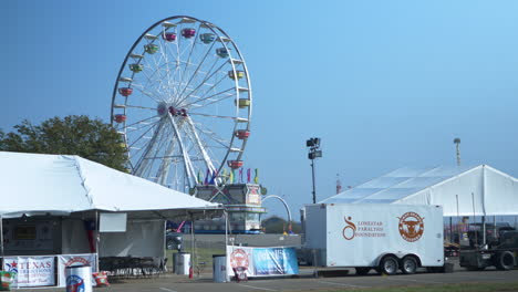Ferris-Wheel-and-tents-at-the-Austin-Rodeo-before-the-fair-grounds-opened