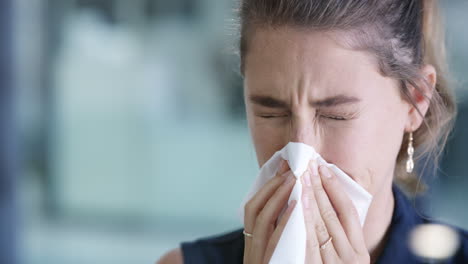A-runny-nose-could-be-a-sign-of-the-flu