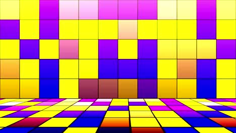 Square-Dance-Farben-Videohintergrund