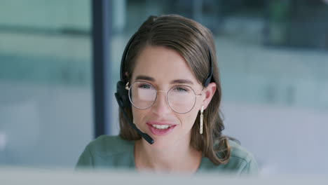 a-young-woman-using-a-headset