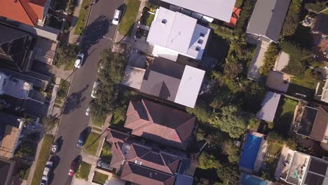 Beautiful-professional-aerial-top-down-of-residential-properties-in-Sydney-Australia