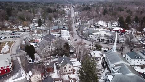 1080p-Luftaufnahmen-Von-Woodstock-In-Der-Hudson-Valley-Region-Im-Bundesstaat-New-York,-Aufgenommen-Im-Winter-2019