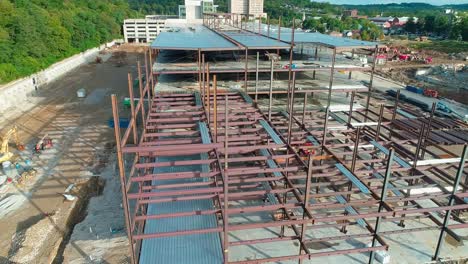 Drone-footage-of-the-construction-project-for-the-Capital-Plaza-project-in-downtown-Frankfort-KY