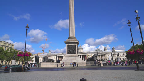 London-England,-Circa:-Trafalgar-Square-In-London,-Vereinigtes-Königreich
