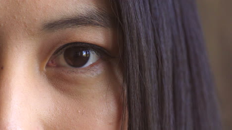 Closeup-of-a-brown-eye-looking-forward