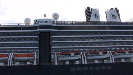 Westerdam-Cruise-ship-anchored-near-Half-Moon-Cay-island