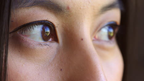 Closeup-of-woman's-eyes-showing-sadness