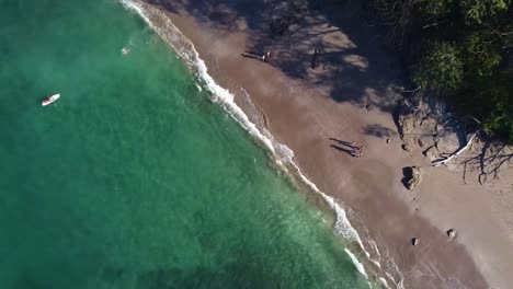 Costa-Rica-drone-footage-if-women-playing-on-the-beach