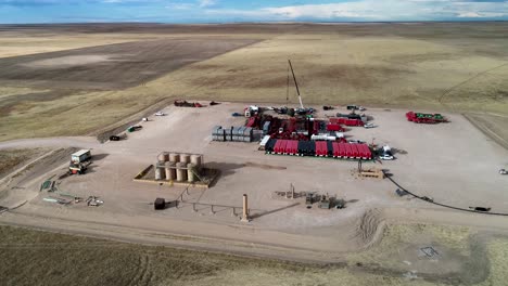 High-orbital-perspective-showing-a-large-hydraulic-fracturing-pad-in-Eastern-Colorado-2021