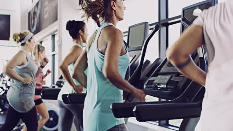 Wellness,-health-or-people-running-on-treadmill
