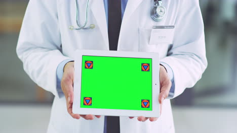 Salud,-Tecnología-Y-Médico-Con-Tableta