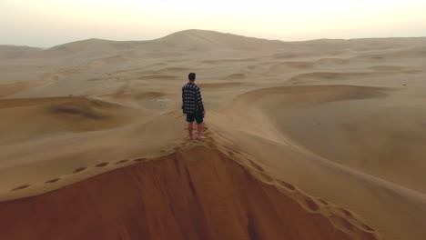 Contemplating-the-vastness-of-the-desert