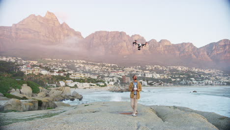 Drohne-Fliegen-Oder-Nach-Hause-Gehen