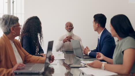Leadership,-CEO-or-black-man-in-a-meeting