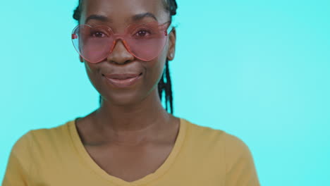 Face,-fashion-and-eyewear-with-a-black-woman