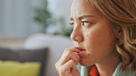 Anxiety,-biting-nails-and-woman-with-worry