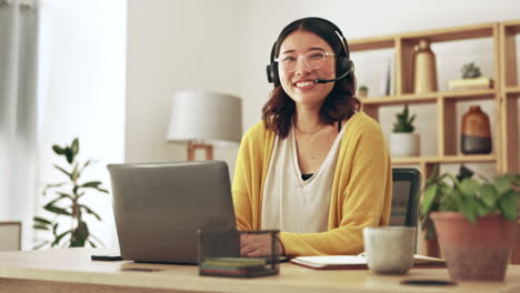 Friendly,-remote-work-or-portrait-of-woman-in-call