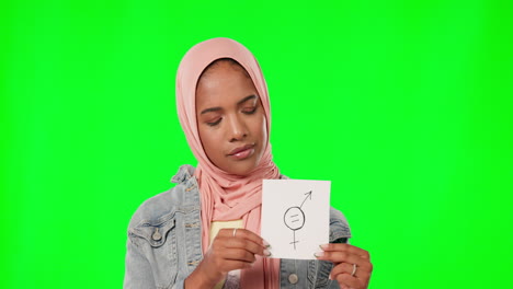 Green-screen,-gender-equality