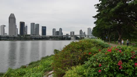 Singapore,-marina-bay-1-june-2022-marina-bay-sands-and-financial-buildings-,