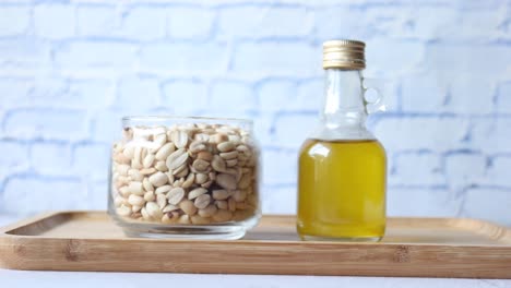 Peanuts-and-oils-in-a-container-,
