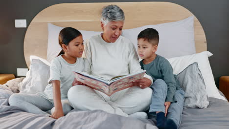 Grandmother,-children-and-book-with-reading