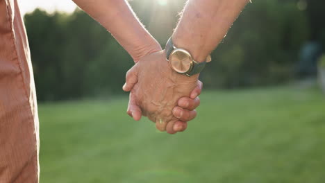 Holding-hands,-support-and-senior-couple-with-love