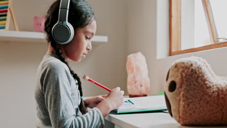 Education,-girl-with-headphones